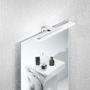 Nad obrazy/zrcadla - FAN SPOT-B-AQA Nástěnné koupelnové svítidlo LED AQA chrom hliník/polykarbonát 2x 8 W 819 LM 4000 K IP44 4,8x30x10,8 cm - FANEUROPE - foto 4