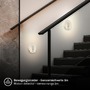 Nepřímé osvětlení - BRI 3889012 Taro nástěnné svítidlo - 2,5W, 100lm, bezdrátové, LED, s pohybové čidlo, matný nikl - BRILONER - foto 4