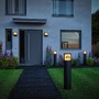 Sloupková - P 94514 LED stojací svítidlo Padea soumrakový senzor a pohybové čidlo pohybové čidlo teplá bílá IP44 847mm 3000K 8,5W 230V antracit umělá hmota - PAULMANN - foto 4