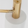 Stojací lampy - NV 9426653 AKCE - Stojací lampa PAZ zlatý kov bílé kovové stínidlo bílá základna E27 1x12W 230V IP20 bez žárovky - NOVA LUCE - foto 4