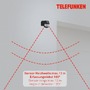 Na zeď - TF 306405TF TELEFUNKEN pohybové čidlo 7,7 cm černá - BRILONER - foto 4