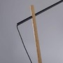 Stojací lampy - LD 14185-16 GREEN SOFI LED stojací svítidlo černé s imitací dřeva šňůrový vypínač nadčasový design - LEUCHTEN DIREKT / JUST LIGHT - foto 4