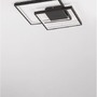 Hranatá - NV 9364035 Stropní svítidlo PORTO černá ocel hliník a akryl LED 30W 230V 3000K IP20 stmívatelné - NOVA LUCE - foto 4