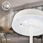 Stolní lampy dekorační - BRILO 7668016 BRILONER Pala stolní lampička - 2W, 200lm, bezdrátová, LED, dotykový vypínač, stmívatelné, bílá 7668016 - foto 4