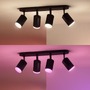 SmartHome Paul Neuhaus - PH 50634/30/P7 Hue Fugato Bluetooth SVÍTIDLO BODOVÉ GU10 4x5,7W 4x350lm 2000-6500K, černá - PHILIPS HUE (915005761801) - foto 4