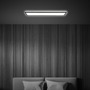 Hranatá - BRILO 7519415 Tava LED stropní svítidlo 98cm, ploché, přímé a nepřímé osvětlení, černá - BRILO - foto 4