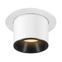 Kruhová - LA 1007008 NUMINOS® PROJECTOR M stropní zápustné svítidlo, 3000 K, 55°, válcové, bílé/černé - BIG WHITE (SLV) - foto 4