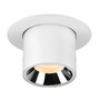 Kruhová - LA 1006956 NUMINOS® PROJECTOR S stropní zápustné svítidlo, 3000 K, 55°, válcové, bílé/chrom - BIG WHITE (SLV) - foto 4