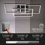 Hranatá - BRILO 3752-015 LED stropní svítidlo, 52 cm 57 W, 5700 lm, černá - BRILO - foto 4