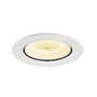 Kruhová - LA 1009737 NUMINOS® GIMBLE L Stropní vestavné svítidlo, 3000 K, 55°, IP20, kulaté, bílé - BIG WHITE (SLV) - foto 4