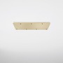Kotvící prvky, držáky, závěsy - FAN BASE-S-RT7-ORO Rozeta PIREX obdélníkový rám zlatá A 7 FORI 89x30x4,1cm - FANEUROPE - foto 4