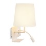Dekorativní - LA 1003459 SOMNILA FLEX vnitřní nástěnné svítidlo LED 3000K, bílá, verze vlevo vč. USB přípojky - BIG WHITE (SLV) - foto 4