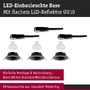 Kruhová - P 94954 LED vestavné svítidlo Base GU10 Flat výklopné 3x4,9W 230V stmívatelné 2700K černá mat - PAULMANN - foto 4