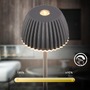 Stolní lampy dekorační - BRILO 7581015 Riffle Nano stolní lampička - 1,5W, 130lm, nabíjecí, LED, stmívatelné, dotykový vypínač, German design Award Winner 2025, antracit - BRILO - foto 4
