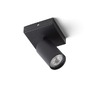 Bodová - RED R13921 DUDE SQ přisazená černá 230V LED GU10 9W - RED - DESIGN RENDL - foto 4