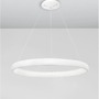 Kruhová - NV 8105601 D Závěsné svítidlo ALBI bílý hliník a akryl LED 50W 230V 3000K IP20 stmívatelné - NOVA LUCE - foto 4