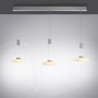 Vícečetná - PN 2081-55 LAUTADA LED závěsné svítidlo, 3 ramenné, stříbrná, stmívatelné, nastavitelná výška SimplyDim 3000K - PAUL NEUHAUS - foto 4