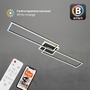 Hranatá - BRILO 3538-015 LED stropní svítidlo, 110 cm, 40 W, 5200 lm, černá - BRILO - foto 4