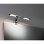 Přisazená - P 99385 Svítidlo nad zrcadlo a skříň Galeria LED Double Hook 2x3,2W chrom - PAULMANN - foto 4