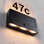 Nástěnná - P 94725 Solární LED domovní číslo a svítidlo Neda pohybové čidlo neláká hmyz IP44 2200K antracit - PAULMANN - foto 4