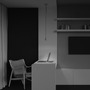 Subtilní - M P064PL-01W Závěsné svítidlo Arrow 40W bílý kov moderní design - MAYTONI - foto 4