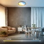 BRILO 3943015 AKCE - Gima stropní svítidlo pr.51 cm - 48W, 5200lm, LED, stmívatelné, dálkový ovladač, CCT, černá/zlatá - BRILO - foto 4