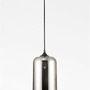 Válec - NV 9726481 Závěsné svítidlo SAVAZ chromové sklo černý kov černý kabel E27 1x12W 230V IP20 bez žárovky - NOVA LUCE - foto 4