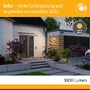 Nástěnná - P 95705 Solární reflektor Flotas se soumrakovým a pohybovým čidlem (HF) IP65 3000K antracit - PAULMANN - foto 4
