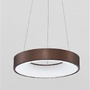 Kruhová - NV 9453433 Závěsné svítidlo RANDO THIN broušený kávově hnědý hliník a akryl LED 30W 230V 3000K IP20 stmívatelné - NOVA LUCE - foto 4