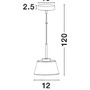 Kónická - NV 1300301301 Závěsné svítidlo BOCCALE chromovaný hliník čiré sklo G9 1x5W IP20 vč. žárovky - NOVA LUCE - foto 4
