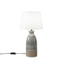 Stolní lampy dekorační - FAN I-NAVAJO-L Stolní lampa Lume Navajo šedá 1xE27 25x49 cm - FANEUROPE - foto 4