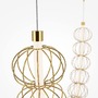 Dekorativní - M MOD216PL-L55G3K Závěsné svítidlo Golden Cage 3000K 55W teplá bílá 6110lm zlatý kov - MAYTONI - foto 4