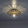 Dekorativní - LD 15635-60 SPIKE LED stropní svítidlo 30x30 matná mosaz kruhové laťový vzhled - LEUCHTEN DIREKT / JUST LIGHT - foto 4
