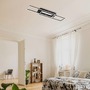 Hranatá - BRILO 3546-015 LED stropní svítidlo, 82,7 cm, 40 W, 4400 lm, černá - BRILO - foto 4