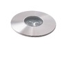 Zapuštěná - FAN LED-IRIDE-R6 Pochozí venkovní LED svítidlo IRIDE DC12/24V stříbrná, hliník, 3x1 W, RGB, stmívatelné, IP67,6 x 8,3 cm - FANEUROPE - foto 4