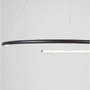 Kruhová - NV 9010023 Závěsné svítidlo BREDA černý hliník a akryl LED 30W 220V 3000K IP20 - NOVA LUCE - foto 4