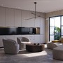 Dekorativní - M MOD070CL-L15B3K1 Stropní svítidlo Fad 3000K 15W teplá bílá 800lm černý kov - MAYTONI - foto 4
