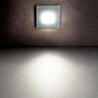 Pro zapuštěná svítidla - IMPR 930860 Deko-Light příslušenství - sklo-kryt mléčné hranaté stříbrné pro Alwaid - foto 4