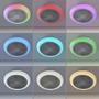 Kruhová - LD 14623-16 LED stropní svítidlo s ventilátorem BRANDA bílé RGB CCT, RGB/3000-6500K - JUST LIGHT - foto 4