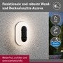 Nástěnná - P 94958 LED venkovní nástěnné svítidlo Elunor pohybové čidlo IP65 podlouhlé 122x212mm 2200 - 4000K 18,5W 230V antracit/bílá polykarbonát - PAULMANN - foto 4