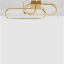 Dekorativní - NV 9113842 Stropní svítidlo ARTE zlatý hliník a akryl LED 38.4W 230V 3000K IP20 stmívatelné - NOVA LUCE - foto 4