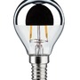 E14 - P 28663 LED kapka 2,6 W E14 zrcadlový svrchlík stříbrná teplá bílá - PAULMANN - foto 4