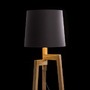 Stínidla, kryty, clony - RED R11469 CONNY 35/30 stojanové stínidlo Polycotton černá / zlatá fólie  max. 23W - RED - DESIGN RENDL - foto 4