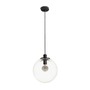 Koule - RED R14393 BOULDER 30 závěsná čiré sklo/černá 230V E27 15W - RED - DESIGN RENDL - foto 4