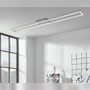 Hranatá - BRILO 3094-012 LED rám 110 cm 20W 1800lm hliník - BRILO - foto 4