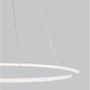 Kruhová - NV 9010021 Závěsné svítidlo BREDA bílý hliník a akryl LED 30W 220V 3000K IP20 - NOVA LUCE - foto 4