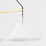 Dekorativní - HVLG H476101B-SBK-CE Nástěnné svítidlo DEMI ocel/textil černá/bílá E27 1x15W - HUDSON VALLEY (Mitzi) - foto 4
