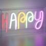 Dekorativní - LD 85027-70 NEON-HAPPY LED nástěnné svítidlo nápis HAPPY vícebarevné USB vypínač dekorativní - LEUCHTEN DIREKT / JUST LIGHT - foto 4