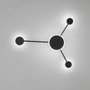 Dekorativní - FAN LED-ETERE-PL3 NER Nástěnné LED svítidlo ETERE černá, 12 W, 1620 lm, CCT, 53 x 46 cm - FANEUROPE - foto 4