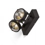 Bodová - RED R12335 KELLY LED II nástěnná černá 230V LED 2x12W 24° 3000K - RED - DESIGN RENDL - foto 4